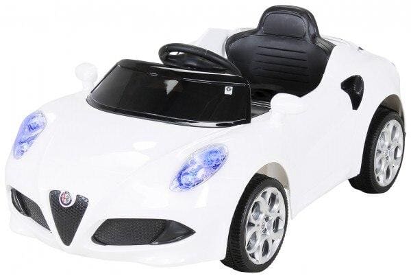 Auto Elettrica Per Bambini Bianco Di 2 Anni