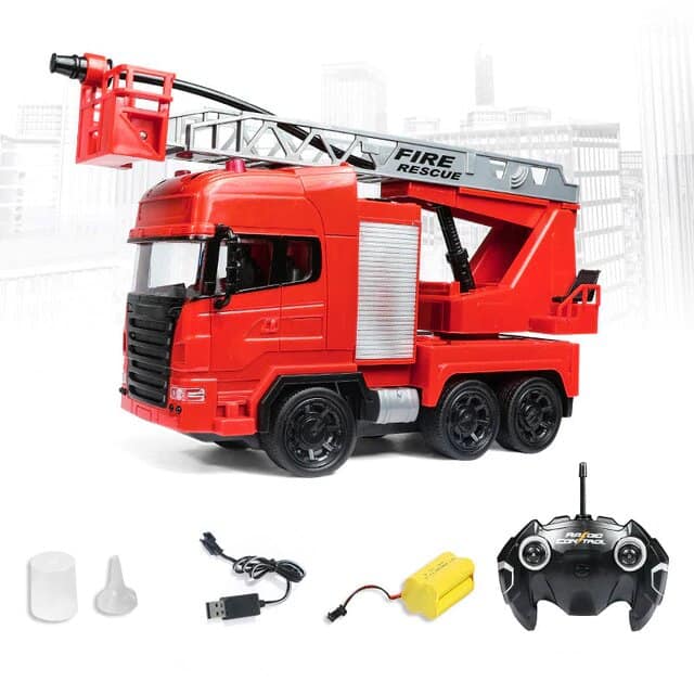 Camion Telecomandato Pompiere Rc Elettrico