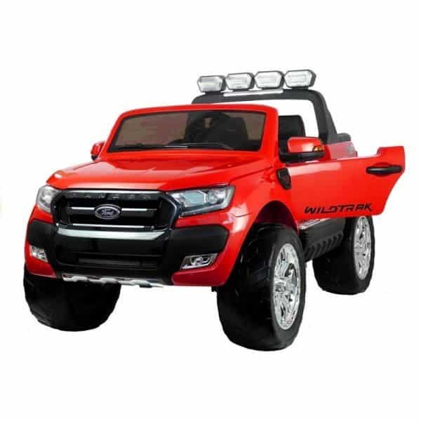 Auto Elettrica Per Bambini 4X4 Rosso A 2 Posti