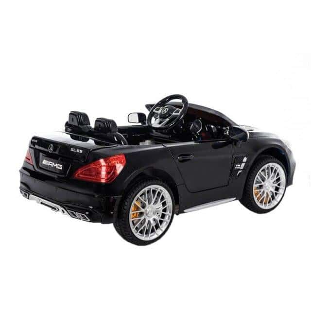 Auto Elettrica Per Bambini Mercedes Sl65 Amg Nera A 2 Posti