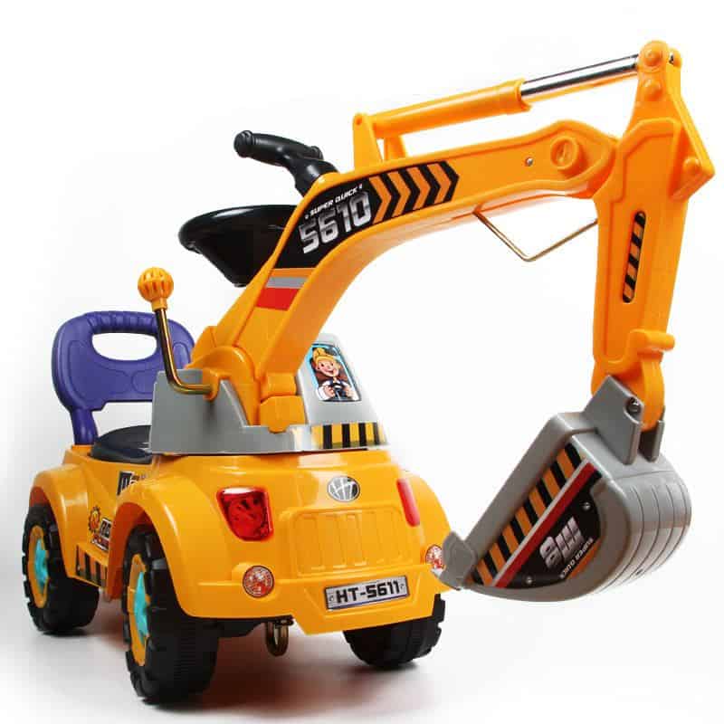 Macchinine Cavalcabili Auto Escavatore