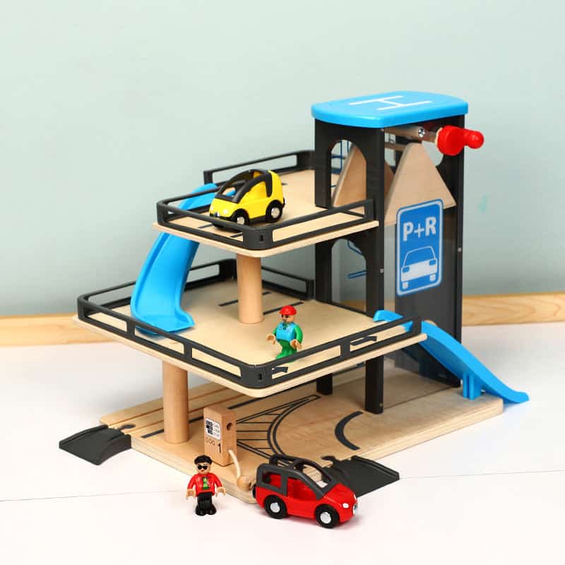 Garage Per Macchinine Parcheggio In Legno