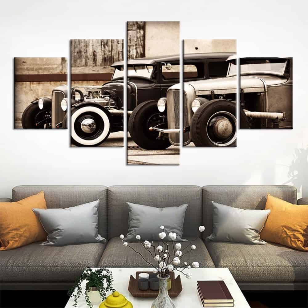Quadro Auto Antico Americano
