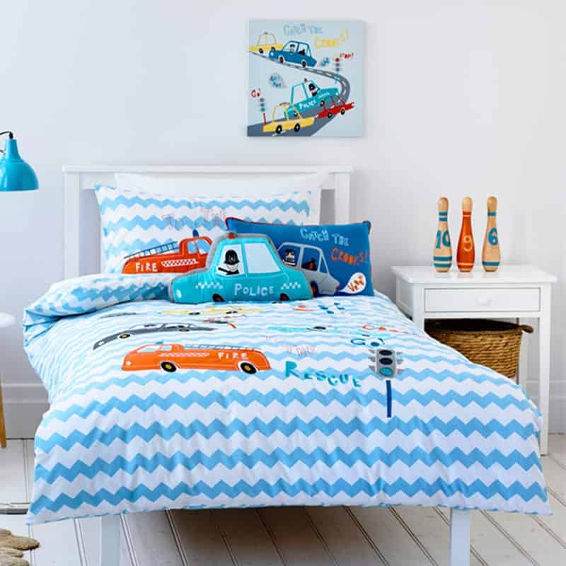 Biancheria Letto Bambini Motivo Auto