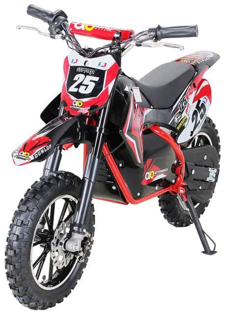 Moto Elettrica Per Bambini Mini Cross Rossa 500W
