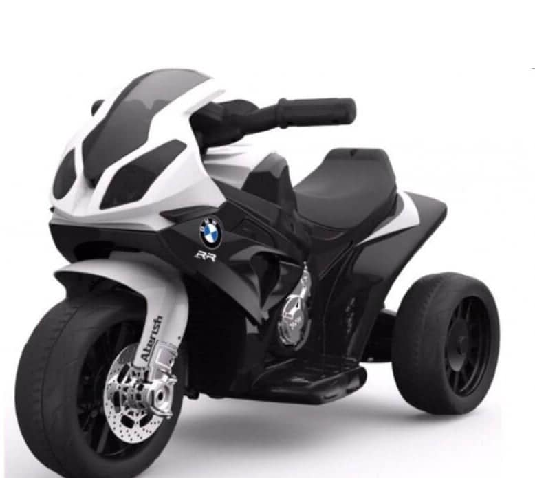 Moto Elettrica Per Bambini Bmw Bianca Nera