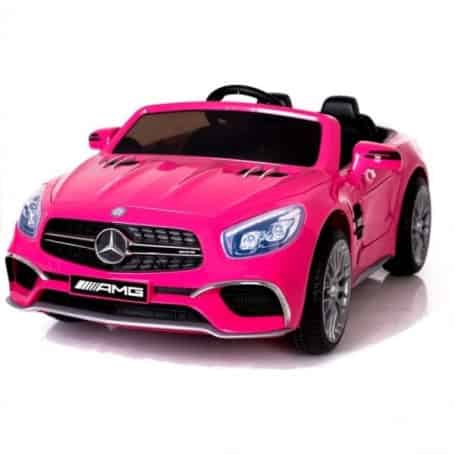Auto Elettrica Per Bambini Rosa 12V A 2 Posti